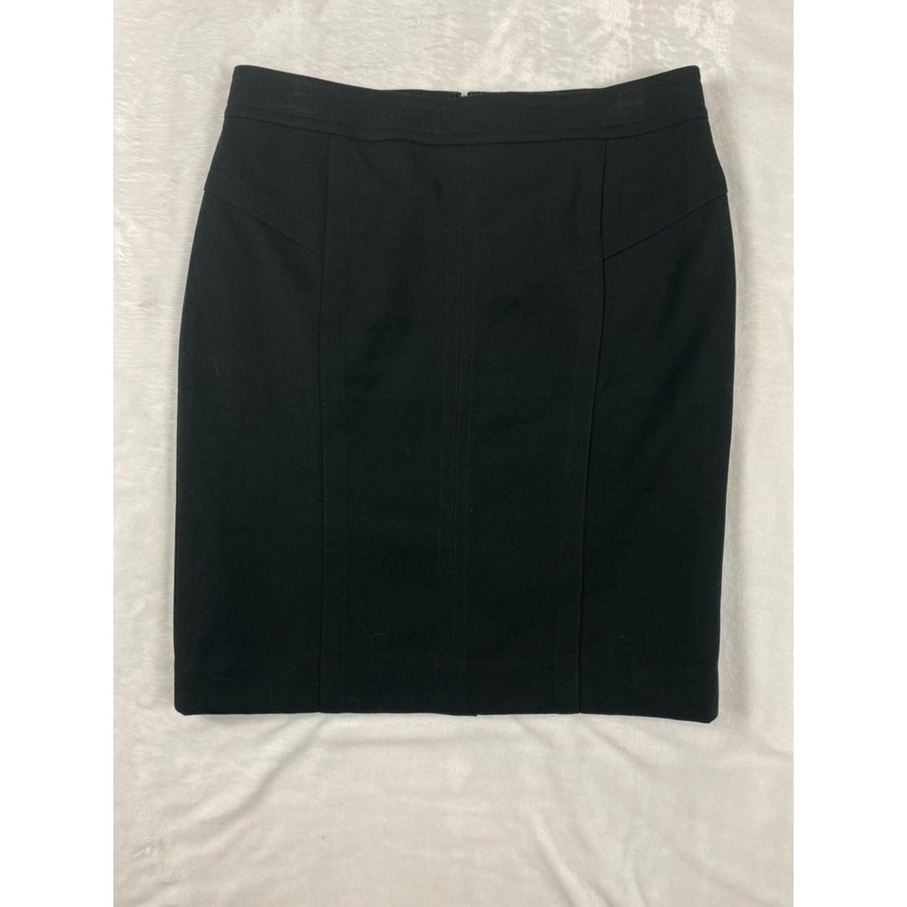 NWT Ann Taylor Pencil Skirt Women Sz 6 Black Office‎ Work Career Business Smart